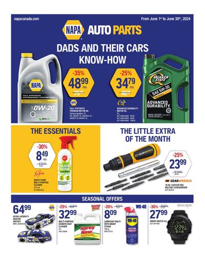 Automotive offers in Tisdale | Flyer in NAPA Auto Parts | 2024-06-01 - 2024-06-30