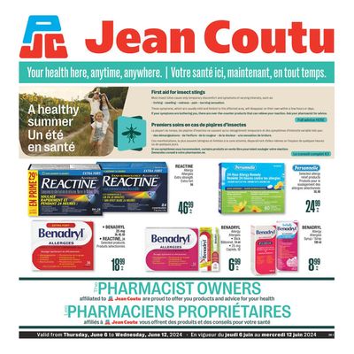 Pharmacy & Beauty offers in Cleveland | Special Insert in Jean Coutu | 2024-06-06 - 2024-06-12