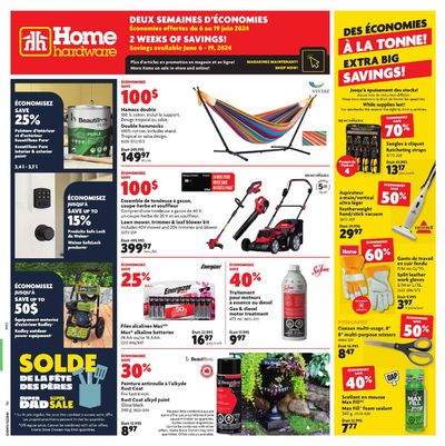 Garden & DIY offers in Carmanville | Extra Big Savings in Home Hardware | 2024-06-06 - 2024-06-19