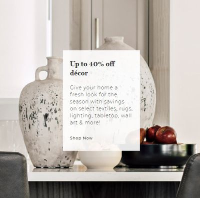 Urban Barn catalogue in Oakville | Up to 40% off décor | 2024-06-07 - 2024-06-21