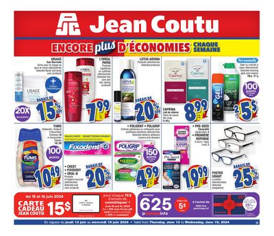 Pharmacy & Beauty offers in Les Méchins | ENCORE plus D'ÉCONOMIES in Jean Coutu | 2024-06-13 - 2024-06-19