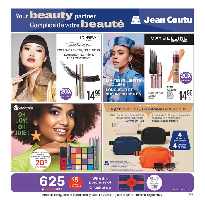 Jean Coutu catalogue in Montreal | Your beauty partner | 2024-06-13 - 2024-06-19