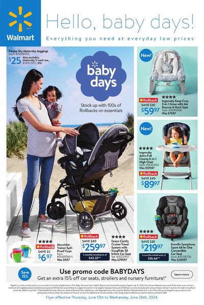 Walmart catalogue in Wabush | Hello Baby Days | 2024-06-13 - 2024-06-26