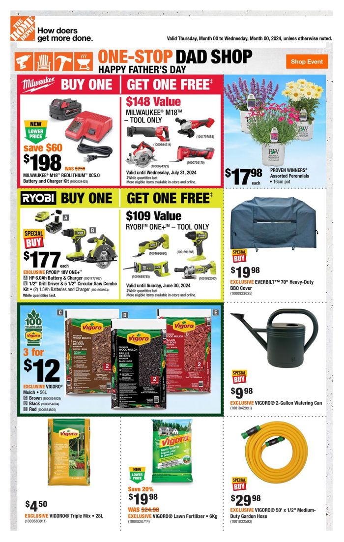 Home Depot in North Bay | Father's day Flyers & Catalogues | Tiendeo