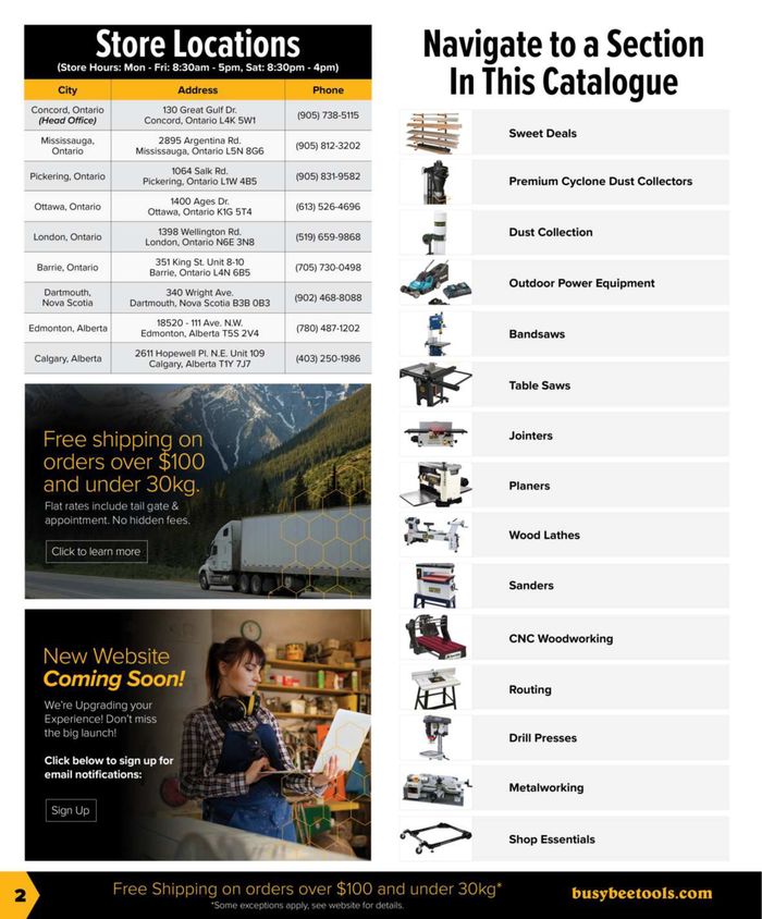 Busy Bee Tools catalogue in Vancouver | Summer Catalogue | 2024-06-18 - 2024-09-07