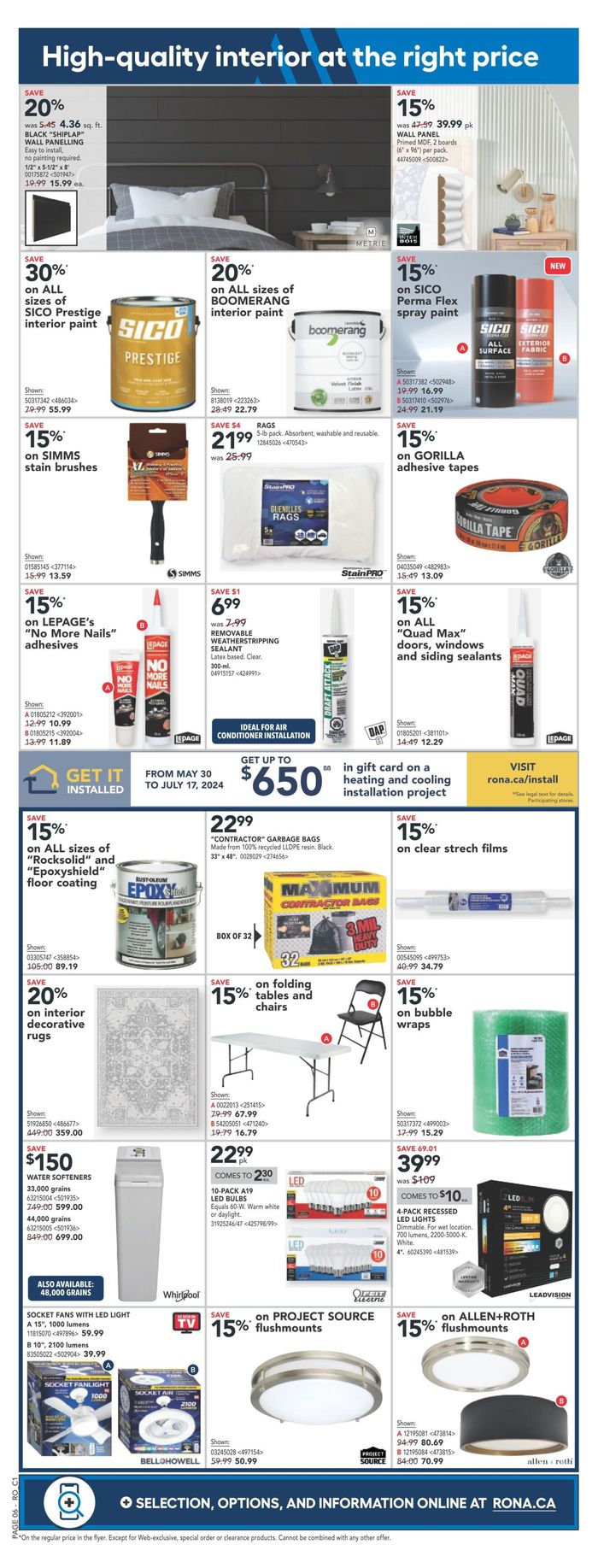 RONA in Belleville Weekly Flyers & Promo Codes Tiendeo