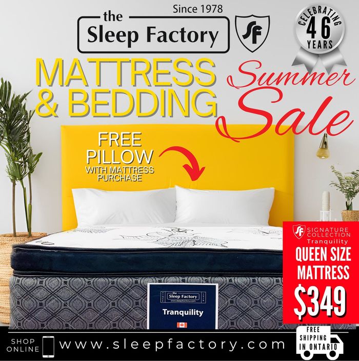 The Sleep Factory catalogue | Summer Sale | 2024-06-25 - 2024-07-31