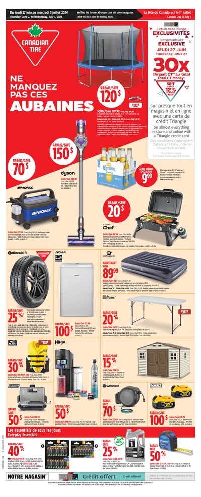 Canadian Tire catalogue in Saguenay | Attractive special offers for everyone | 2024-06-27 - 2024-07-03