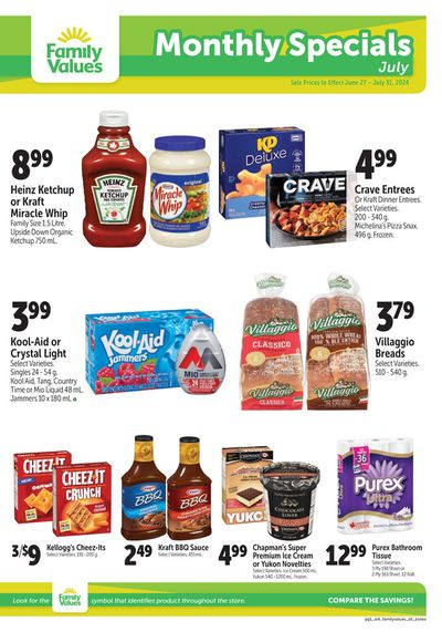 Grocery offers in Peguis | Family Foods monthly flyer in Family Foods | 2024-06-27 - 2024-07-11