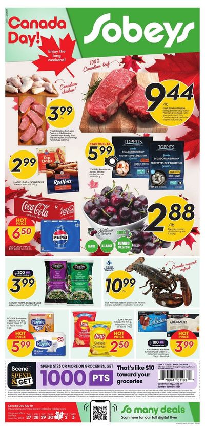 Sobeys catalogue in Moncton | Sobeys Weekly ad | 2024-06-27 - 2024-07-11