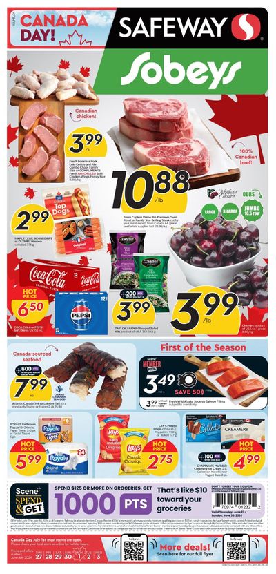 Sobeys catalogue in Moncton | Exclusive deals for our customers | 2024-06-27 - 2024-07-11