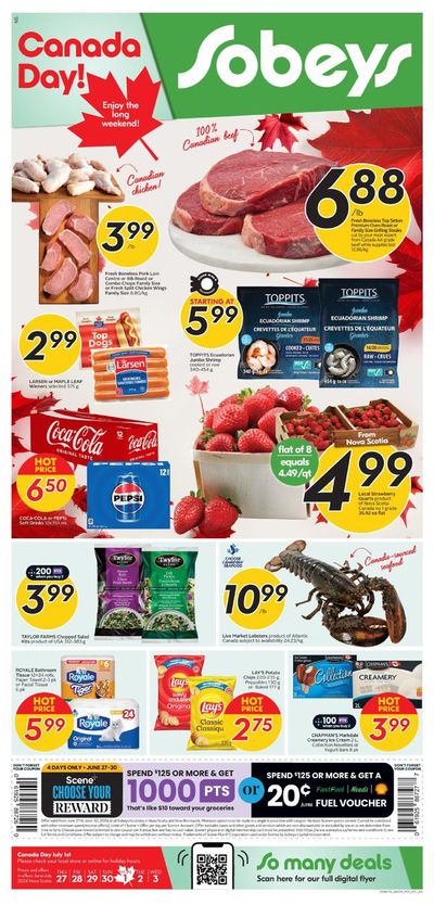 Sobeys catalogue in Moncton | Top deals for all customers | 2024-06-27 - 2024-07-11