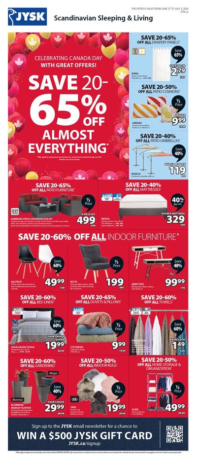 JYSK catalogue in Prince Albert | Save 20-60% Off | 2024-06-28 - 2024-07-12