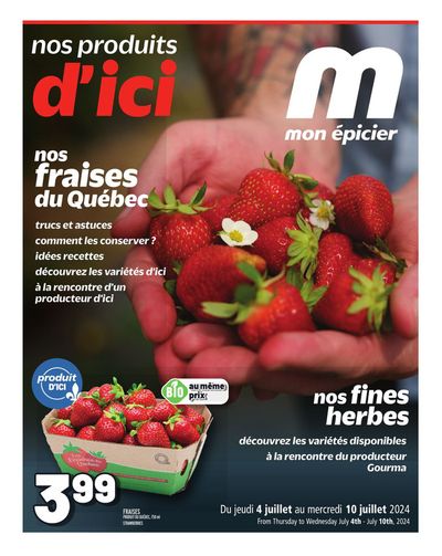 Metro catalogue in Saguenay | Attractive special offers for everyone | 2024-07-04 - 2024-07-10