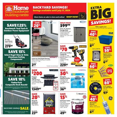 Home Hardware catalogue in Hodgson MB | Current special promotions | 2024-07-04 - 2024-07-17