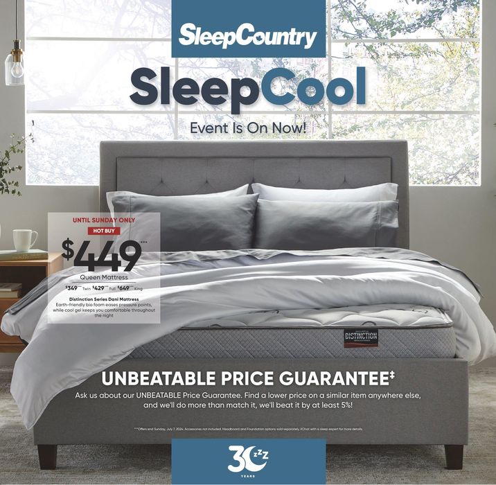 Sleep Country catalogue in Bowmanville | Sleep Cool Event | 2024-07-03 - 2024-07-07