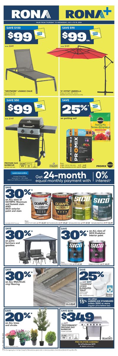 RONA catalogue in Coquitlam | Our best bargains | 2024-07-04 - 2024-07-10