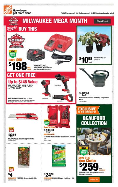 Home Depot catalogue in Edmonton | Offers for bargain hunters | 2024-07-04 - 2024-07-10