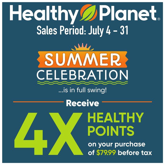 Healthy Planet catalogue | Summer Savings | 2024-07-04 - 2024-07-31