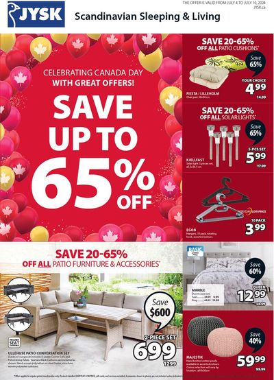 JYSK catalogue in Prince Albert | This week's offer Flyer | 2024-07-05 - 2024-07-19