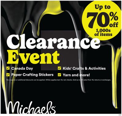 Michaels catalogue in Prince Albert | 7/5 Weekly Ad Canada | 2024-07-05 - 2024-07-19