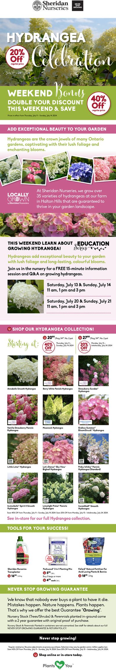 Sheridan Nurseries catalogue | Current deals and offers | 2024-07-12 - 2024-07-26