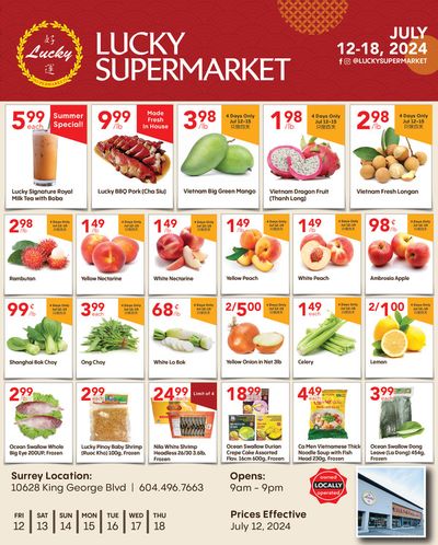 Lucky Supermarket catalogue in Winnipeg | Save now with our deals | 2024-07-13 - 2024-07-27