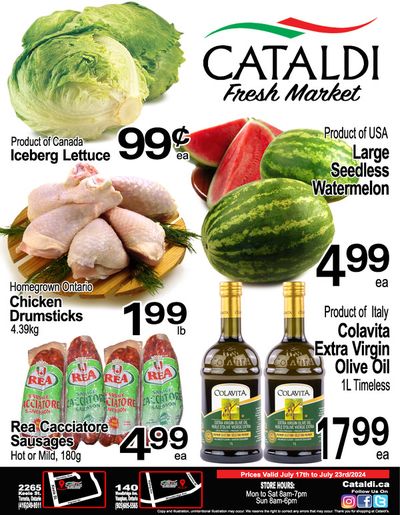 Cataldi catalogue in Toronto | Wide range of offers | 2024-07-17 - 2024-07-31