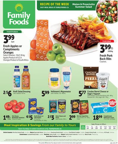 Family Foods catalogue in Thunder Bay | Family Foods weekly flyer | 2024-07-18 - 2024-08-01