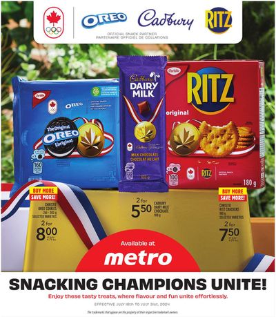 Grocery offers in Greater Napanee | Metro weekly flyer Digital in Metro | 2024-07-18 - 2024-07-31