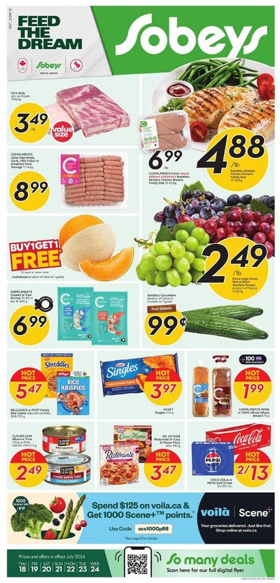 Sobeys catalogue in Clarenville | Sobeys Weekly ad | 2024-07-18 - 2024-08-01