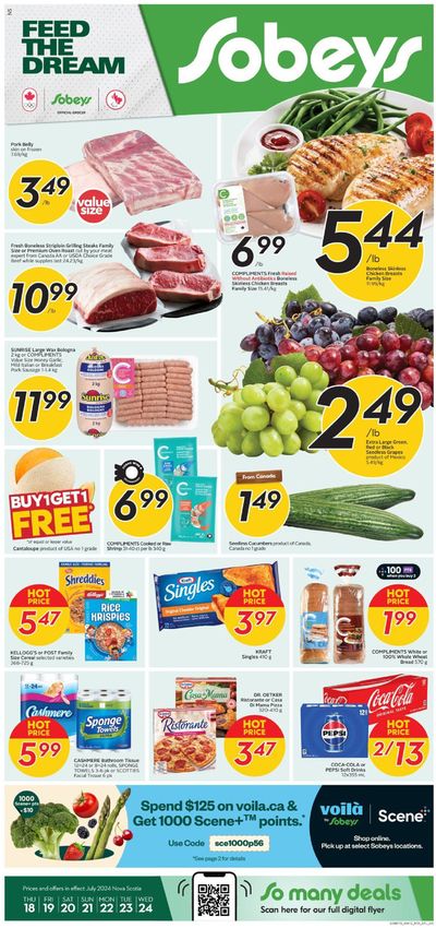 Sobeys catalogue in Gatineau | Top deals and discounts | 2024-07-18 - 2024-08-01