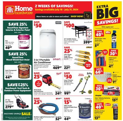 Garden & DIY offers in Ottawa | Current deals and offers in Home Hardware | 2024-07-18 - 2024-07-31