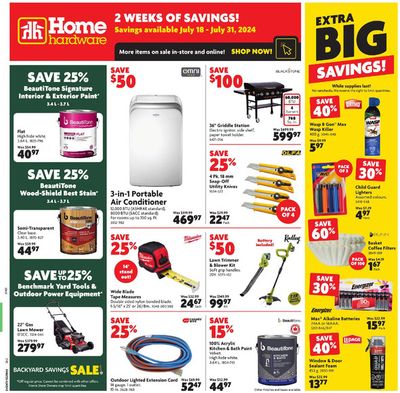 Home Hardware catalogue in Creston BC | Discounts and promotions | 2024-07-18 - 2024-07-31