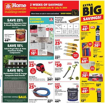 Home Hardware catalogue in Clarenville | Great offer for all customers | 2024-07-18 - 2024-07-31