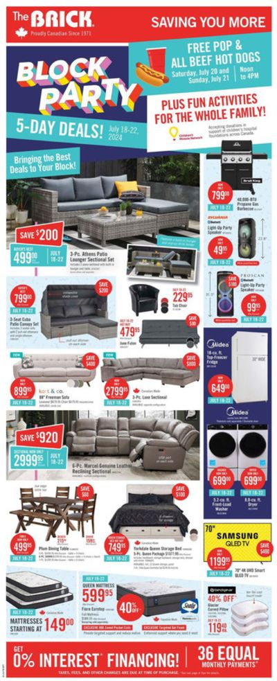 The Brick catalogue in Toronto | Our best bargains | 2024-07-18 - 2024-07-31