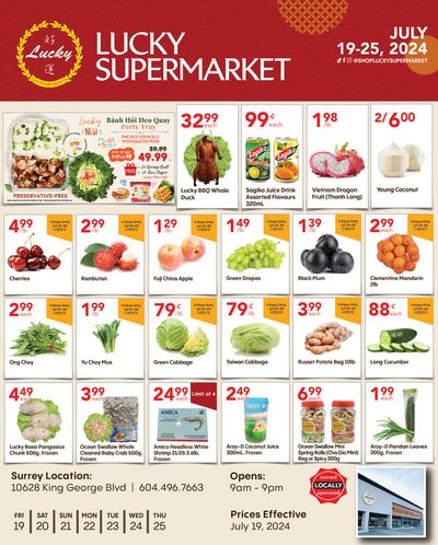 Lucky Supermarket catalogue in Winnipeg | Attractive special offers for everyone | 2024-07-19 - 2024-08-02