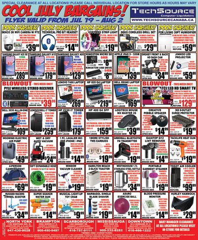 Electronics offers in Toronto | TechSource, flyer in TechSource | 2024-07-20 - 2024-08-03