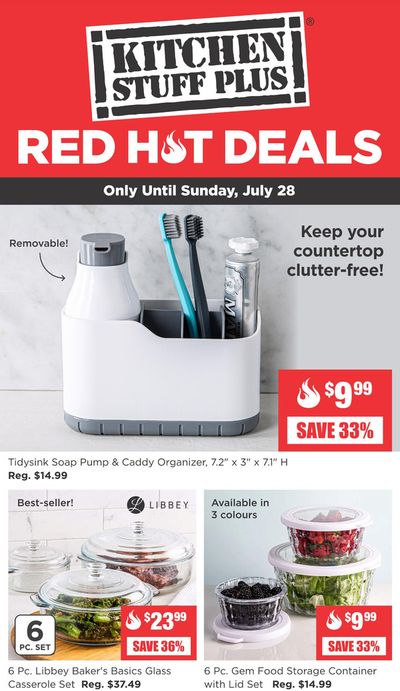 Home & Furniture offers in Toronto | Kitchen Stuff Plus weeky flyer in Kitchen Stuff Plus | 2024-07-22 - 2024-07-28