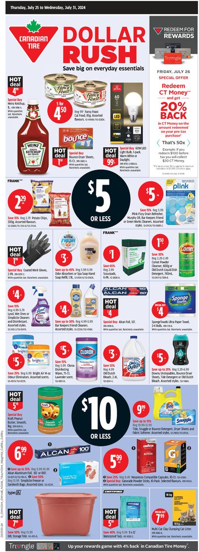 Canadian Tire catalogue in Thompson | Current bargains and offers | 2024-07-25 - 2024-07-31