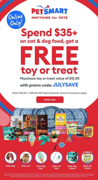 Grocery offers in Bolton | Top offers for all bargain hunters in Petsmart | 2024-07-22 - 2024-07-28