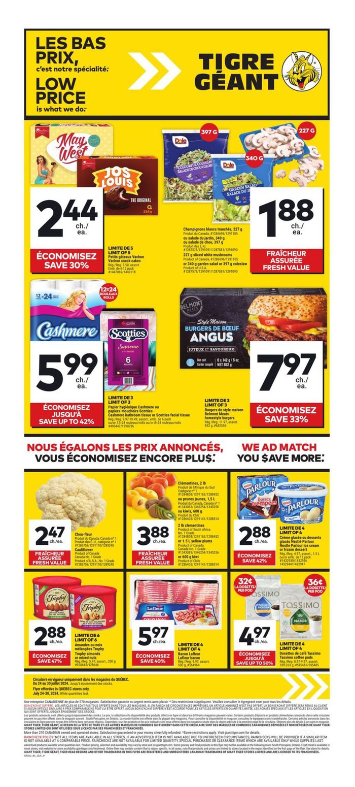 Giant Tiger catalogue in Montreal | Our best offers for you | 2024-07-24 - 2024-07-30