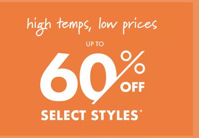 Clothing, Shoes & Accessories offers in Winnipeg | Up To 60% Off in DSW | 2024-07-23 - 2024-08-06