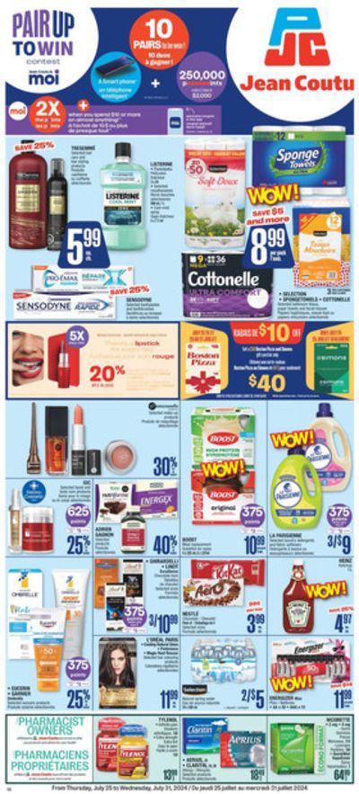 Jean Coutu catalogue in Sherbrooke QC | Discover attractive offers | 2024-07-25 - 2024-07-31