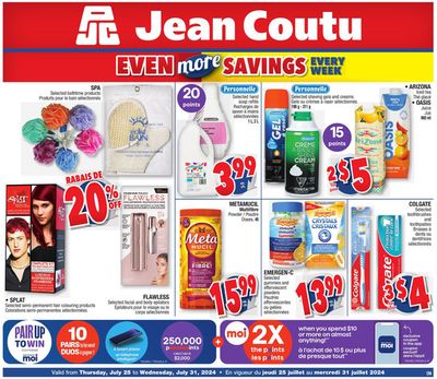 Jean Coutu catalogue in Sherbrooke QC | Exclusive deals and bargains | 2024-07-25 - 2024-07-31