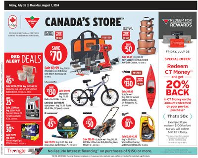 Canadian Tire catalogue in Woodstock | Our best deals for you | 2024-07-26 - 2024-08-01