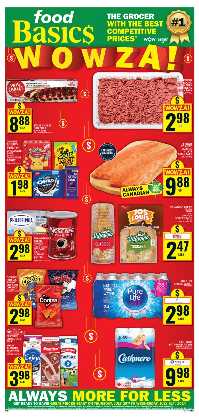 Food Basics catalogue in Hamilton | Great offer for bargain hunters | 2024-07-25 - 2024-07-31