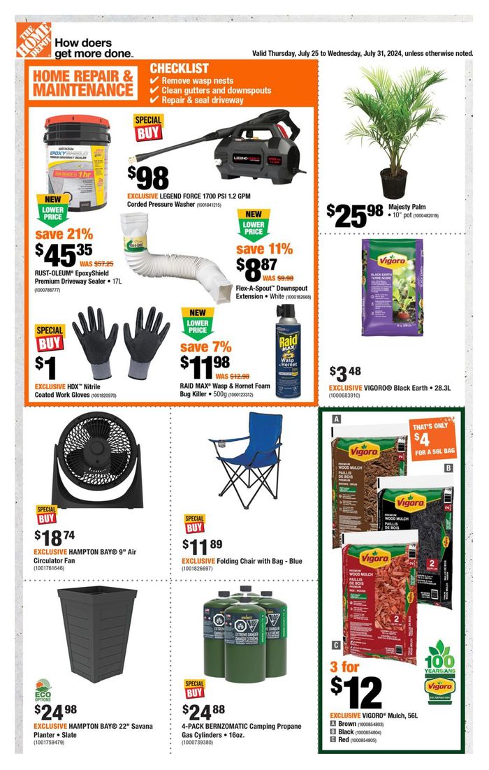 Home Depot catalogue in Toronto | Weekly Flyer_CP | 2024-07-25 - 2024-07-31