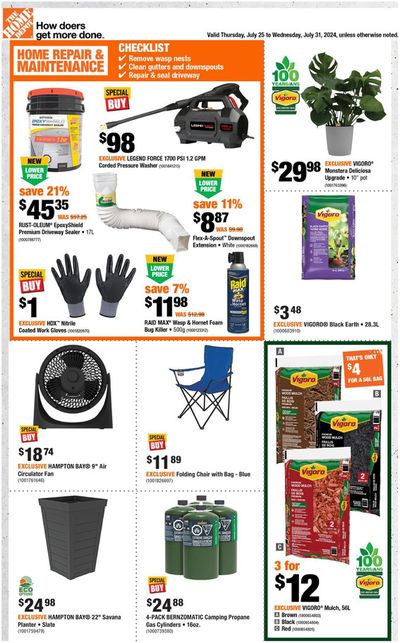Home Depot catalogue | Current deals and offers | 2024-07-25 - 2024-07-31