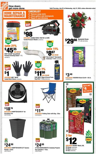 Home Depot catalogue | Our best offers for you | 2024-07-25 - 2024-07-31